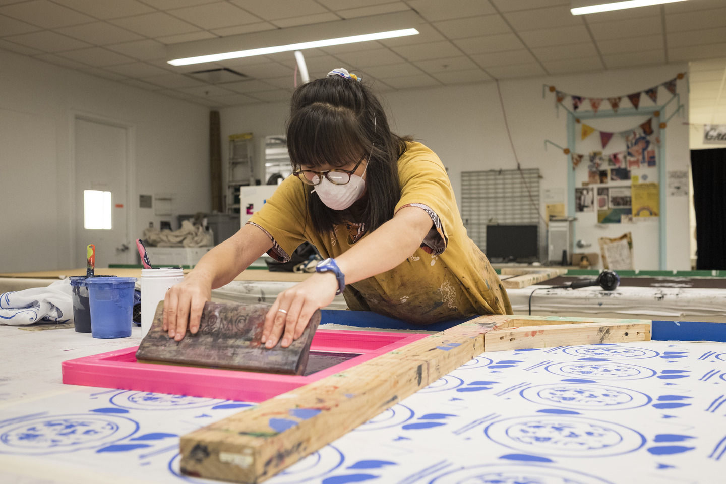 Tyler School of Art and Architecture student in Fibers Studio