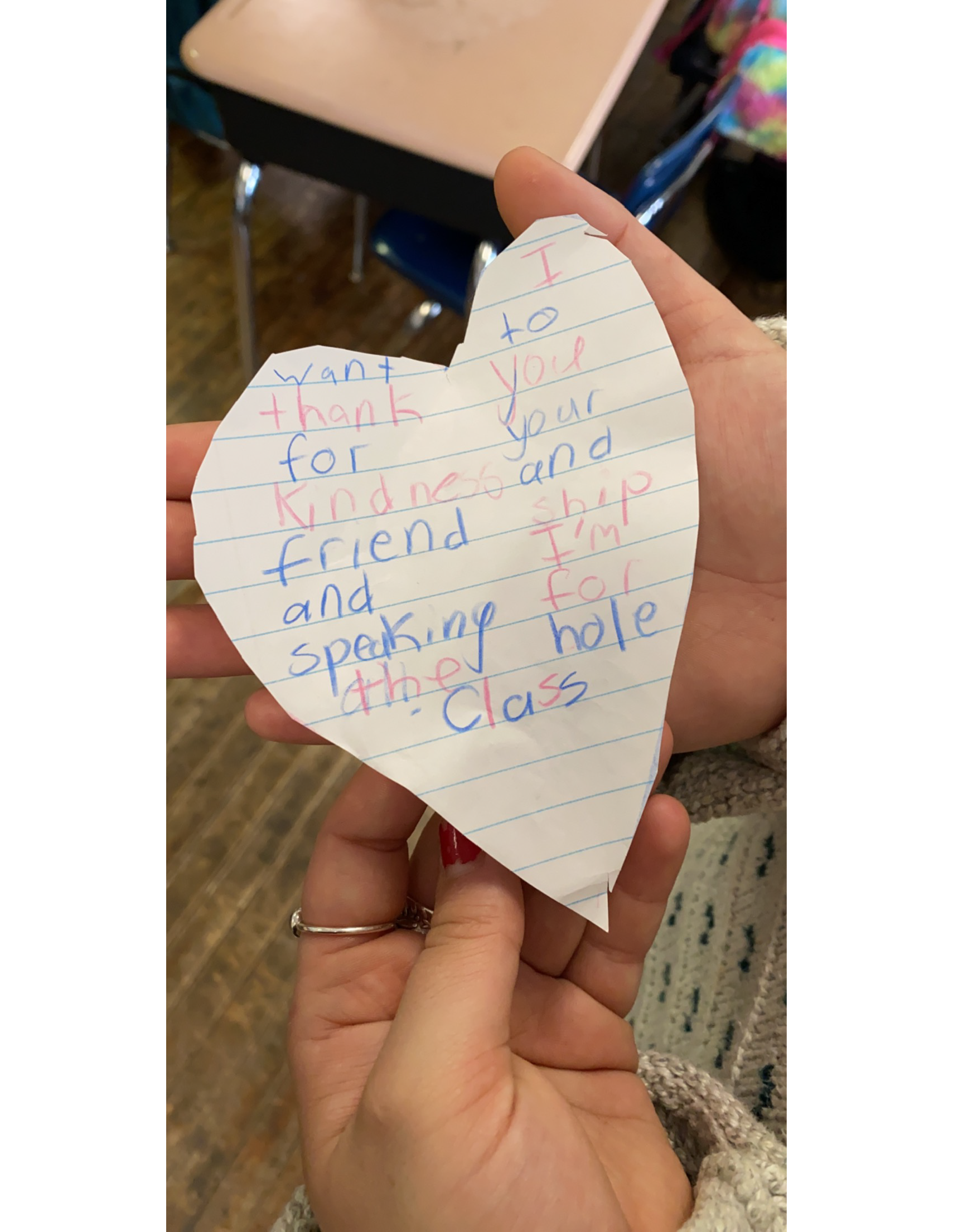 thank you note