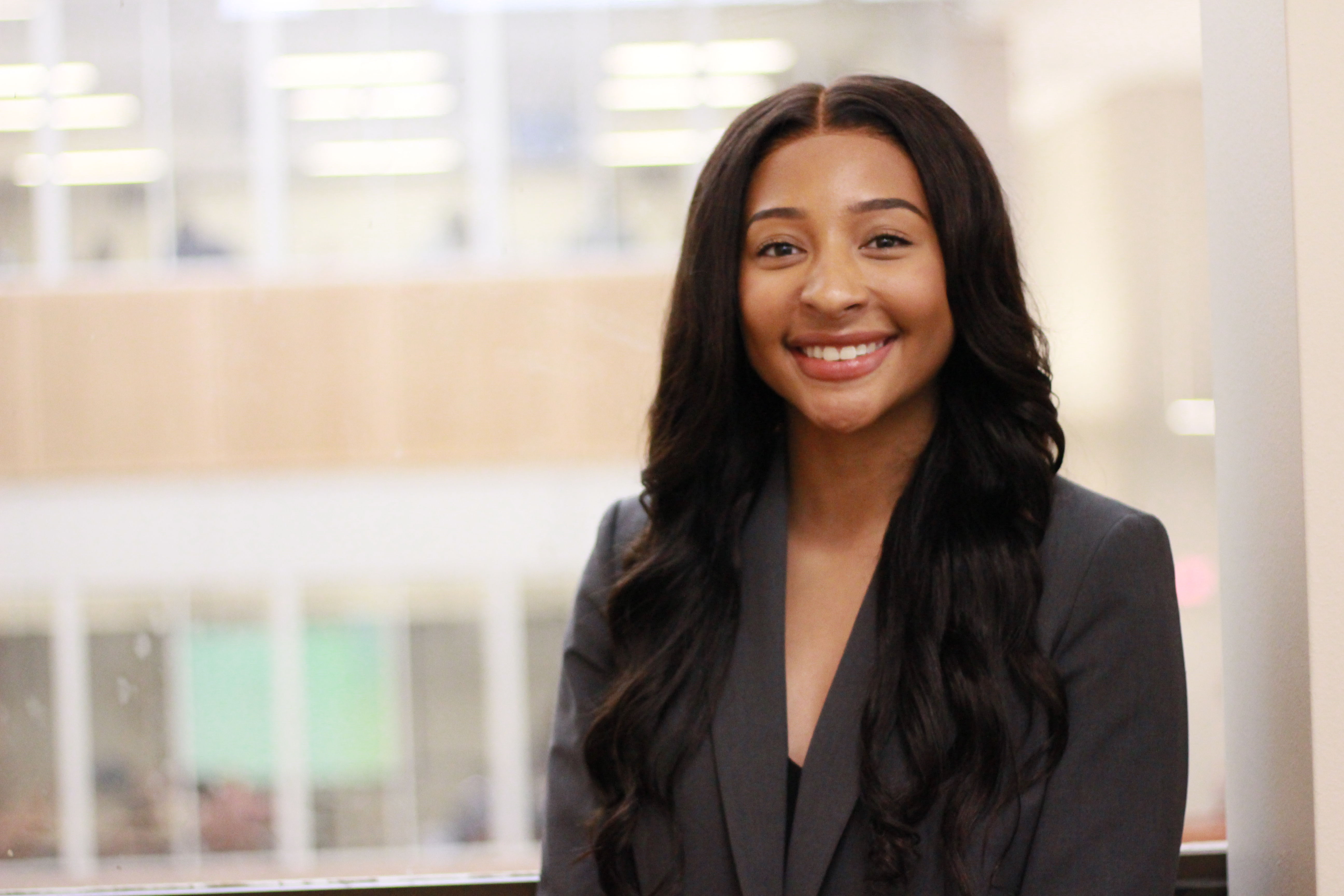 Kayla Martin LAW ‘21 in the Temple Law Review Office.