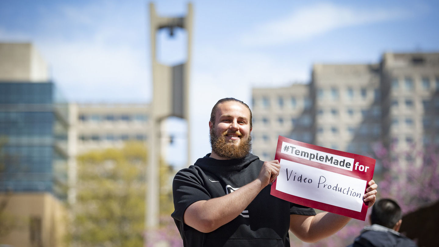 Film and media arts major Jake Horoshko plans to continue to work in the film industry following an internship with JTwo Films.