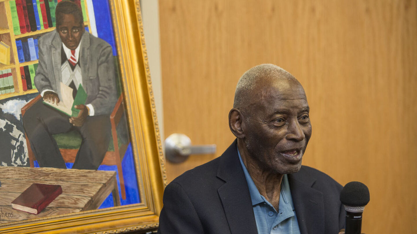 Charles L. Blockson pictured.