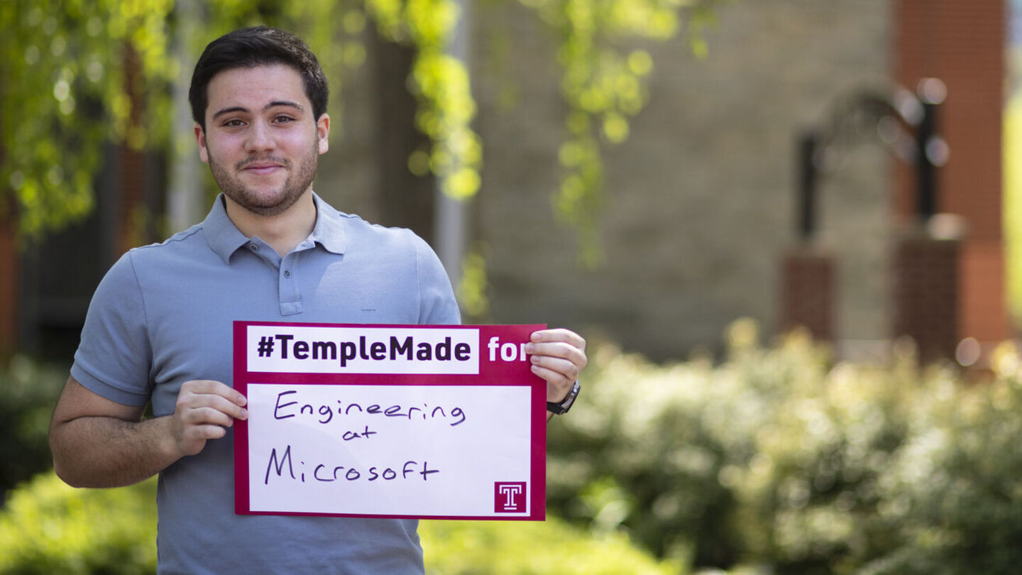After graduation, Jacob Grinshpun will head to Seattle to work as a hardware engineer for Microsoft. Image of Jacob Grinshpun.
